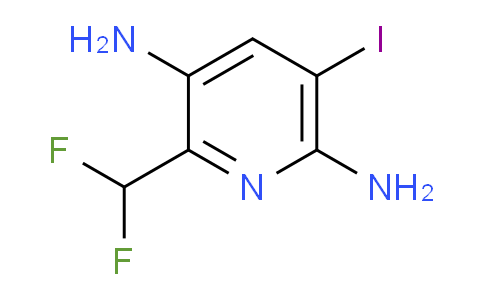 3,6-Diamino-2-(difluoromethyl)-5-iodopyridine