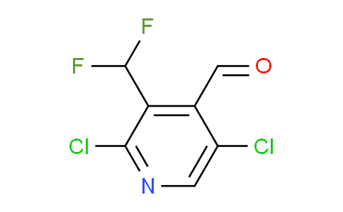 2,5-Dichloro-3-(difluoromethyl)pyridine-4-carboxaldehyde