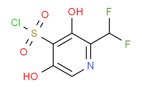 2-(Difluoromethyl)-3,5-dihydroxypyridine-4-sulfonyl chloride