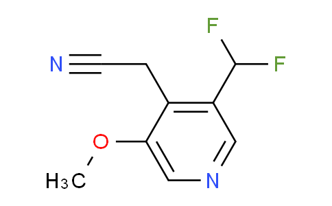 AM139661 | 1805307-35-0 | 3-(Difluoromethyl)-5-methoxypyridine-4-acetonitrile