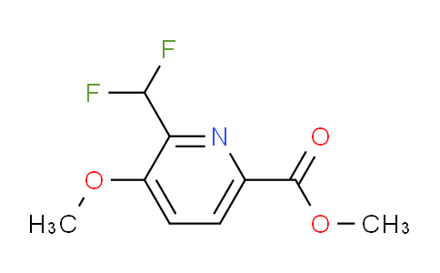 AM139685 | 1805007-78-6 | Methyl 2-(difluoromethyl)-3-methoxypyridine-6-carboxylate