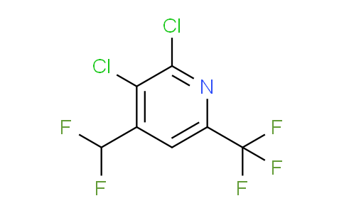 2,3-Dichloro-4-(difluoromethyl)-6-(trifluoromethyl)pyridine