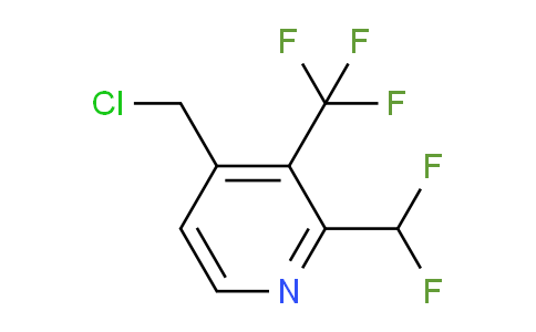4-(Chloromethyl)-2-(difluoromethyl)-3-(trifluoromethyl)pyridine