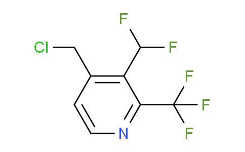 4-(Chloromethyl)-3-(difluoromethyl)-2-(trifluoromethyl)pyridine