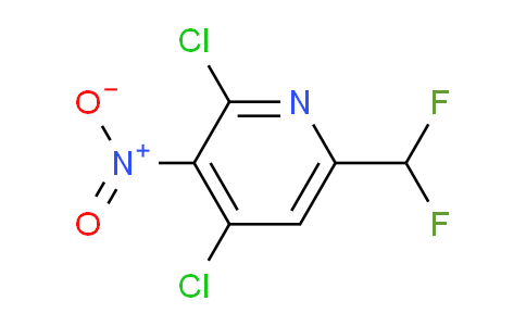 2,4-Dichloro-6-(difluoromethyl)-3-nitropyridine