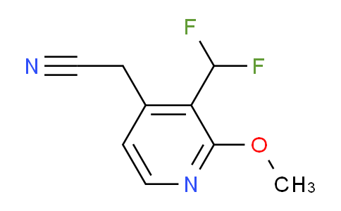3-(Difluoromethyl)-2-methoxypyridine-4-acetonitrile