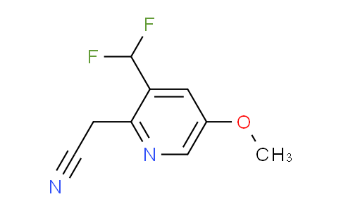 3-(Difluoromethyl)-5-methoxypyridine-2-acetonitrile