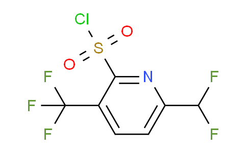 6-(Difluoromethyl)-3-(trifluoromethyl)pyridine-2-sulfonyl chloride