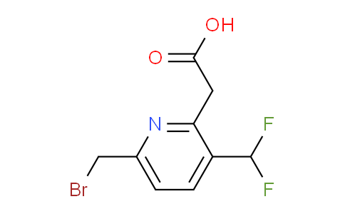 AM139764 | 1805937-16-9 | 6-(Bromomethyl)-3-(difluoromethyl)pyridine-2-acetic acid