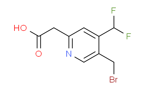 5-(Bromomethyl)-4-(difluoromethyl)pyridine-2-acetic acid