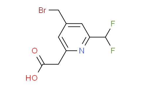 AM139771 | 1805282-01-2 | 4-(Bromomethyl)-2-(difluoromethyl)pyridine-6-acetic acid