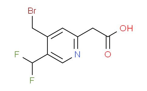 4-(Bromomethyl)-5-(difluoromethyl)pyridine-2-acetic acid