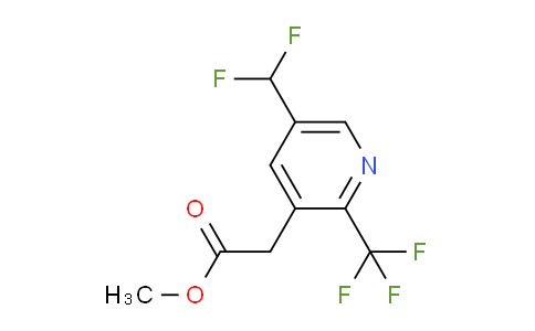 AM139808 | 1805950-81-5 | Methyl 5-(difluoromethyl)-2-(trifluoromethyl)pyridine-3-acetate