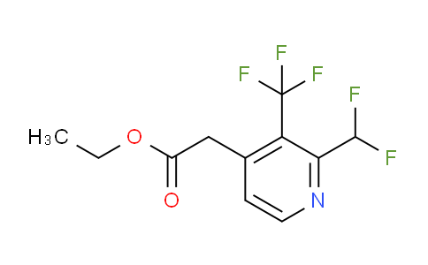AM139811 | 1805317-66-1 | Ethyl 2-(difluoromethyl)-3-(trifluoromethyl)pyridine-4-acetate