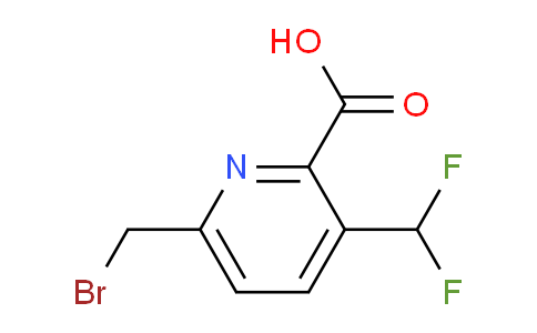 6-(Bromomethyl)-3-(difluoromethyl)pyridine-2-carboxylic acid