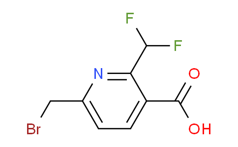 6-(Bromomethyl)-2-(difluoromethyl)pyridine-3-carboxylic acid