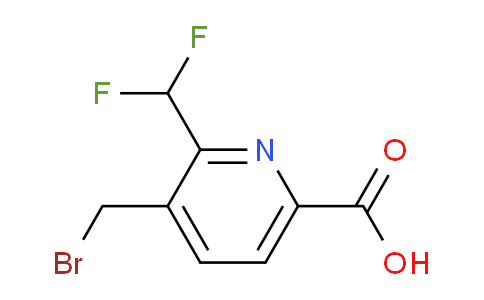 3-(Bromomethyl)-2-(difluoromethyl)pyridine-6-carboxylic acid
