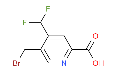 5-(Bromomethyl)-4-(difluoromethyl)pyridine-2-carboxylic acid