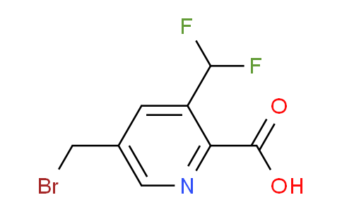 5-(Bromomethyl)-3-(difluoromethyl)pyridine-2-carboxylic acid