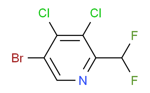 5-Bromo-3,4-dichloro-2-(difluoromethyl)pyridine