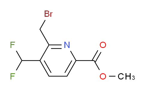 AM139848 | 1805319-68-9 | Methyl 2-(bromomethyl)-3-(difluoromethyl)pyridine-6-carboxylate