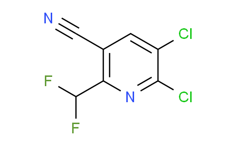 5-Cyano-2,3-dichloro-6-(difluoromethyl)pyridine