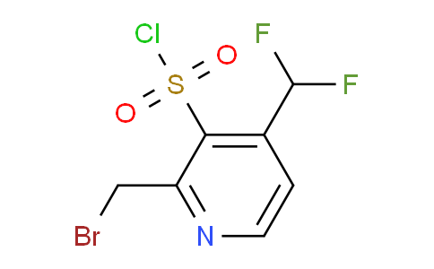 2-(Bromomethyl)-4-(difluoromethyl)pyridine-3-sulfonyl chloride