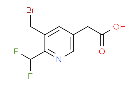 AM139861 | 1805315-45-0 | 3-(Bromomethyl)-2-(difluoromethyl)pyridine-5-acetic acid