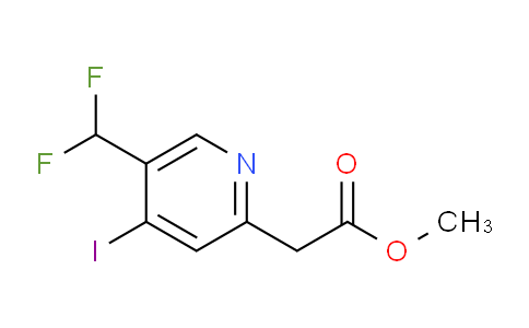 Methyl 5-(difluoromethyl)-4-iodopyridine-2-acetate