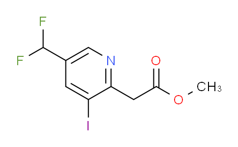 AM139875 | 1804981-97-2 | Methyl 5-(difluoromethyl)-3-iodopyridine-2-acetate
