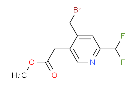 AM139890 | 1805005-37-1 | Methyl 4-(bromomethyl)-2-(difluoromethyl)pyridine-5-acetate
