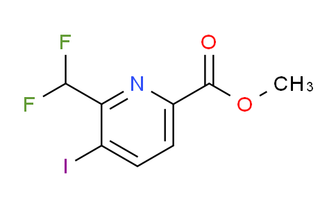 AM139900 | 1805010-45-0 | Methyl 2-(difluoromethyl)-3-iodopyridine-6-carboxylate