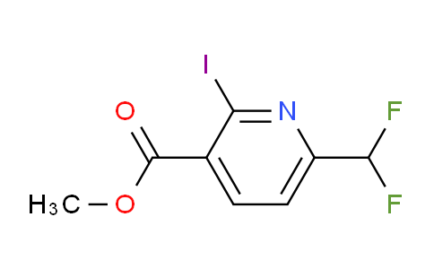AM139903 | 1806772-94-0 | Methyl 6-(difluoromethyl)-2-iodopyridine-3-carboxylate