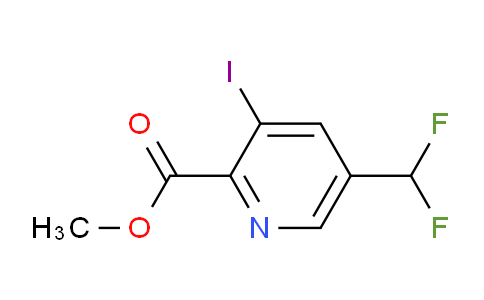 AM139907 | 1805129-79-6 | Methyl 5-(difluoromethyl)-3-iodopyridine-2-carboxylate