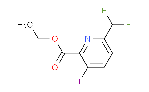AM139920 | 1804688-10-5 | Ethyl 6-(difluoromethyl)-3-iodopyridine-2-carboxylate