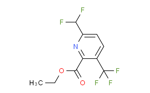 Ethyl 6-(difluoromethyl)-3-(trifluoromethyl)pyridine-2-carboxylate