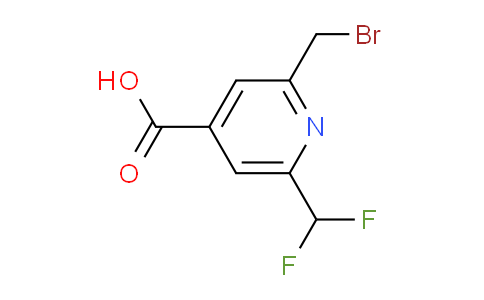 2-(Bromomethyl)-6-(difluoromethyl)pyridine-4-carboxylic acid