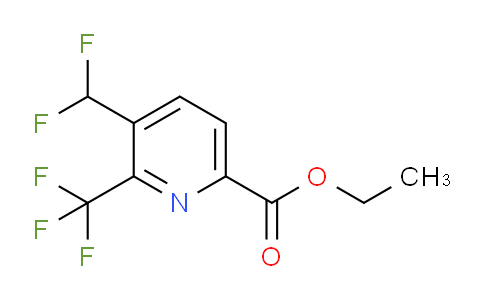 Ethyl 3-(difluoromethyl)-2-(trifluoromethyl)pyridine-6-carboxylate
