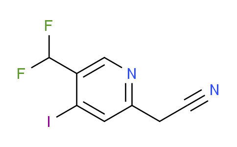AM139929 | 1805319-64-5 | 5-(Difluoromethyl)-4-iodopyridine-2-acetonitrile