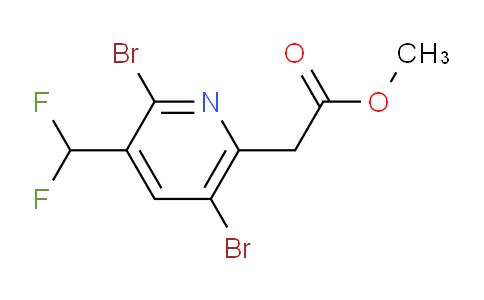 AM139936 | 1805330-96-4 | Methyl 2,5-dibromo-3-(difluoromethyl)pyridine-6-acetate