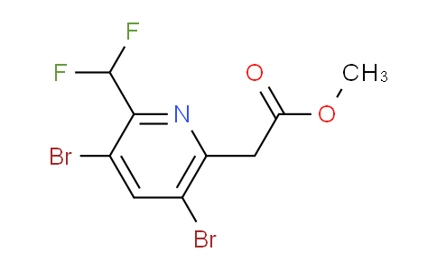 AM139945 | 1805284-53-0 | Methyl 3,5-dibromo-2-(difluoromethyl)pyridine-6-acetate