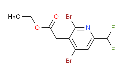 AM139953 | 1805969-60-1 | Ethyl 2,4-dibromo-6-(difluoromethyl)pyridine-3-acetate