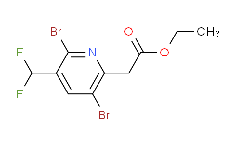 AM139955 | 1806818-28-9 | Ethyl 2,5-dibromo-3-(difluoromethyl)pyridine-6-acetate