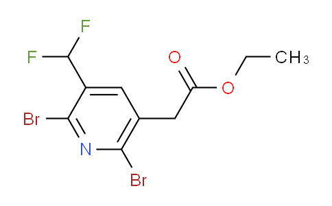 AM139959 | 1805969-71-4 | Ethyl 2,6-dibromo-3-(difluoromethyl)pyridine-5-acetate