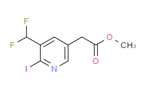 AM139968 | 1804981-89-2 | Methyl 3-(difluoromethyl)-2-iodopyridine-5-acetate