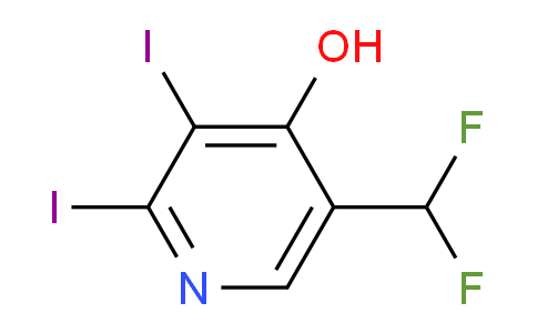 AM13999 | 1806824-45-2 | 5-(Difluoromethyl)-2,3-diiodo-4-hydroxypyridine