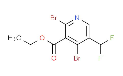 AM139999 | 1806791-56-9 | Ethyl 2,4-dibromo-5-(difluoromethyl)pyridine-3-carboxylate