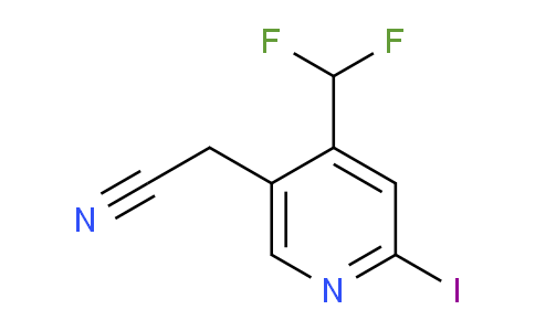 AM140013 | 1805319-71-4 | 4-(Difluoromethyl)-2-iodopyridine-5-acetonitrile