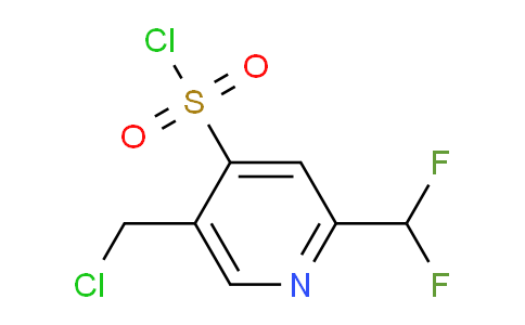 5-(Chloromethyl)-2-(difluoromethyl)pyridine-4-sulfonyl chloride