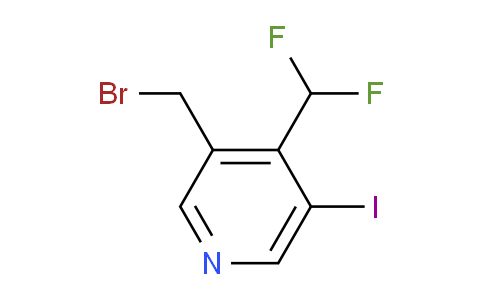 3-(Bromomethyl)-4-(difluoromethyl)-5-iodopyridine